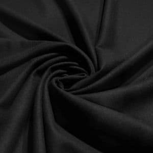 1133 Костюмно-пальтовая шерсть черная